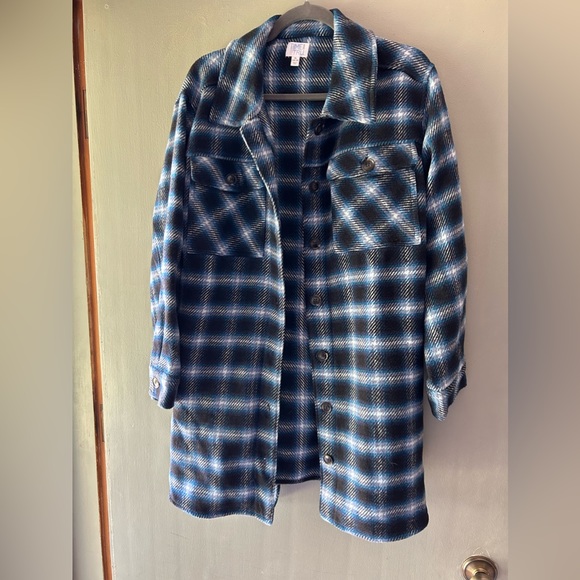 🎃🍂 Time and Tru thick flannel jacket. 🍂🎃 - Picture 1 of 15